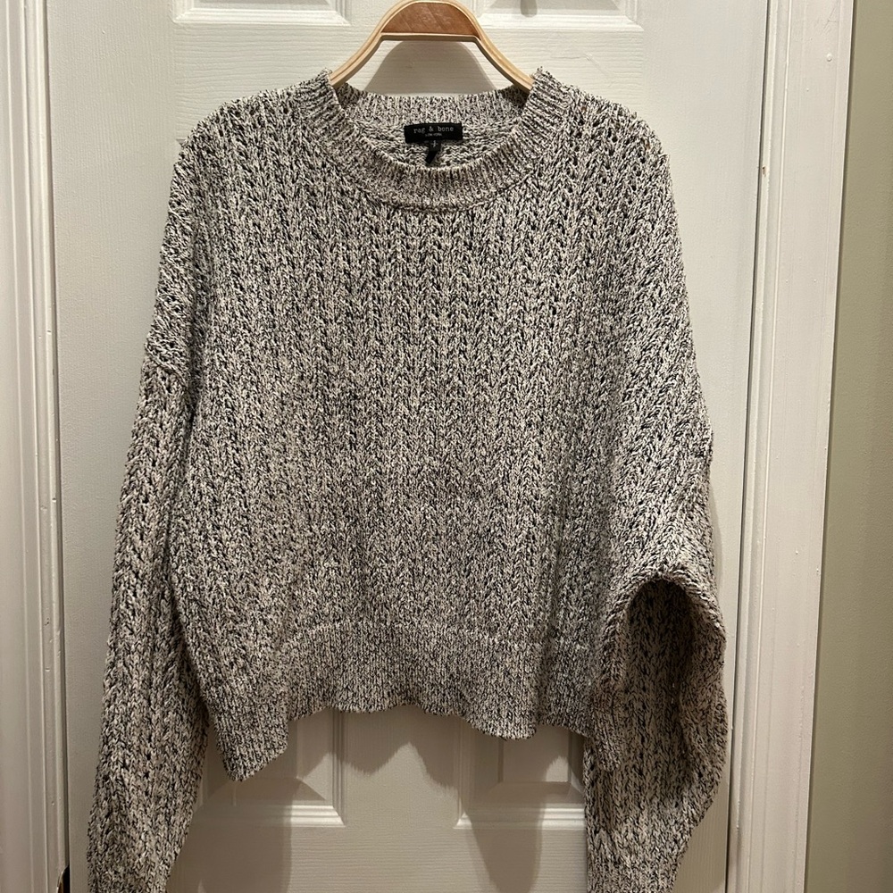 Rag & Bone Edie Crew Sweater | Ivory Multi Size Small